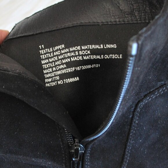 Avenue Ankle Boot Black Velvet Size 11 Womens - Picture 4 of 4